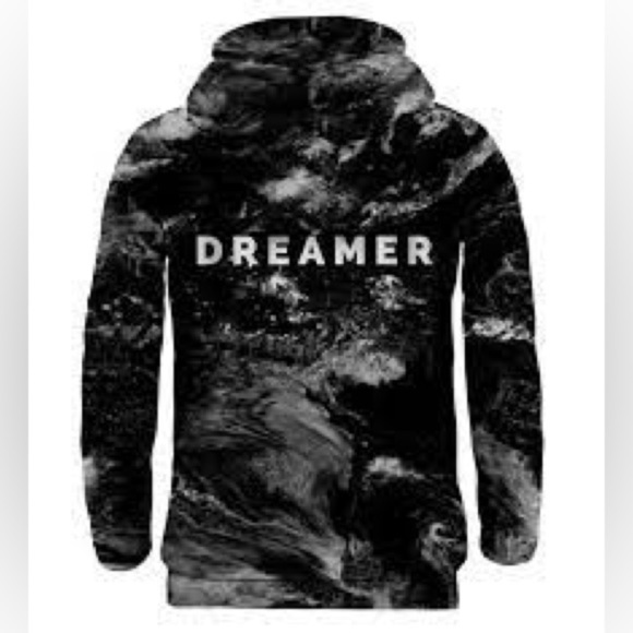 "Dreamer" Long Sleeve Photo Print Hoodie - Picture 1 of 7